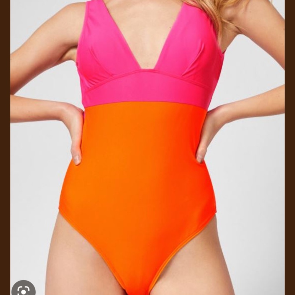 NWT! Ted Baker London Fuchsia and Coral Swimsuit